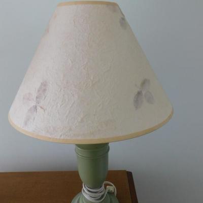 Wood Post Lamp with Shade