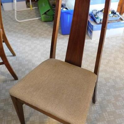 Set of 4 Dining Chair with Upholstered Seats