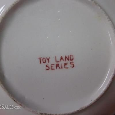Orange/Cream Small Tea Cup Set, Toyland Series, 8 pcs