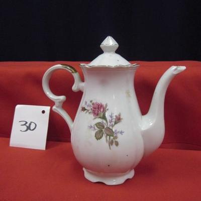 Floral Coffee Pot, Ucagco Ceramics, Japan