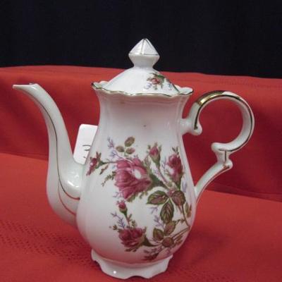 Floral Coffee Pot, Ucagco Ceramics, Japan