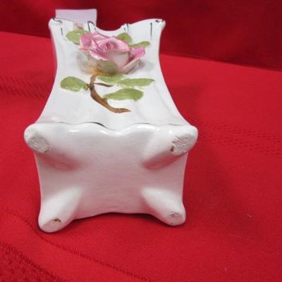 Small Rose Vase, Large Rose Vase, Decorative Floral Plates, 4 pcs