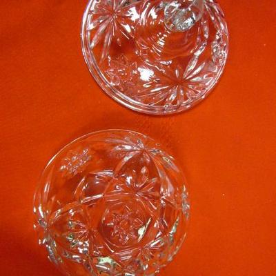 Crystal Candy Dish with dome lid