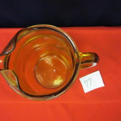 Amber Tea Pitcher