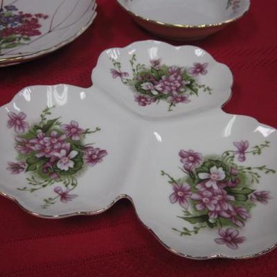 Floral Candy dishes, 3 pcs