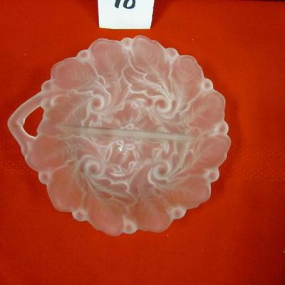 Frosted Glass/Split Serving Dish