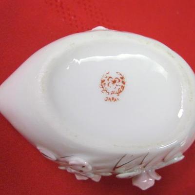 Swan Ceramic Dish, Ceramic Dish W/ Spoon, Swan Ceramic Dish, 4 pcs