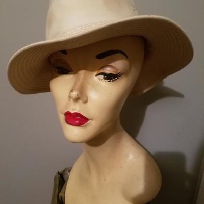 Vtg Panama Jack canvas Safari Fedora Hat