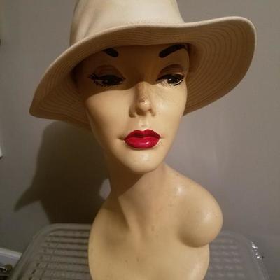 Vtg Panama Jack canvas Safari Fedora Hat