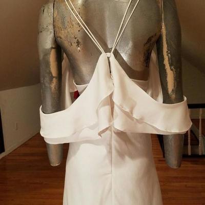 ASOS NWT  cold shoulder ruffled cami maxi dress