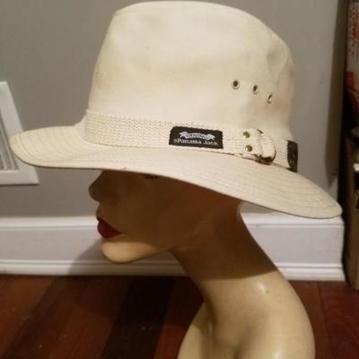 Vtg Panama Jack canvas Safari Fedora Hat