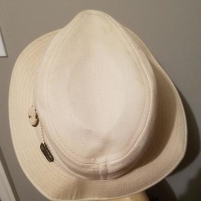Vtg Panama Jack canvas Safari Fedora Hat