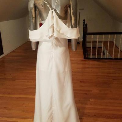 ASOS NWT  cold shoulder ruffled cami maxi dress