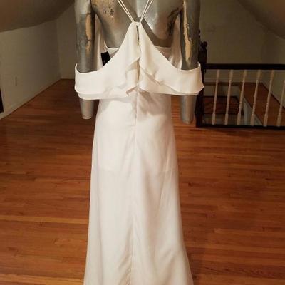 ASOS NWT  cold shoulder ruffled cami maxi dress