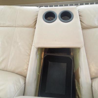 Lot 51 Double Overstuffed Entertainment Couch Recliner