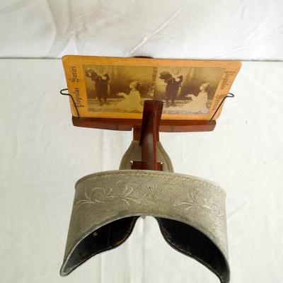 Lot 45 Antique Stereoscope Viewer with 13 Photographic Cards