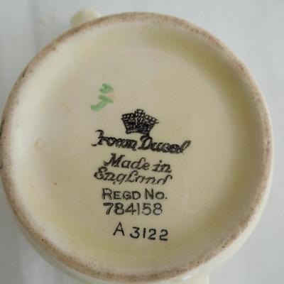 Lot 40 Vintage Crown Ducal Cream and Sugar