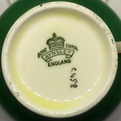 Aynsley Bone China England Tea Cup & Saucer Signed - RARE ITEM