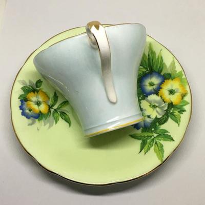 Aynsley Assorted Bone China England Tea Cup & Saucer Signed - RARE ITEM