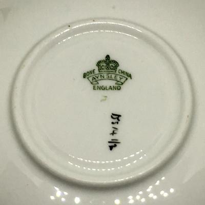 Aynsley Assorted Bone China England Tea Cup & Saucer Signed - RARE ITEM