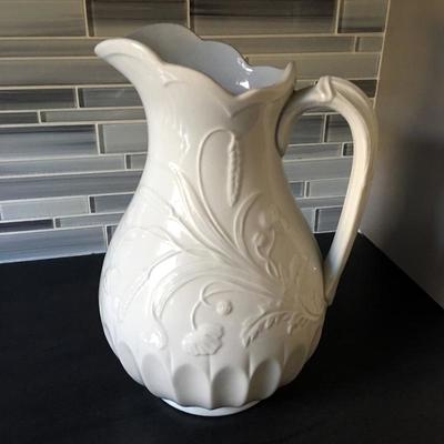 Large Royal Opaque China Water Pitcher - Canada