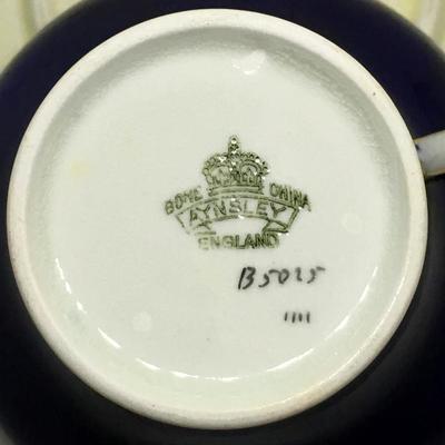 Aynsley Bone China England Tea Cup & Saucer Signed - RARE ITEM