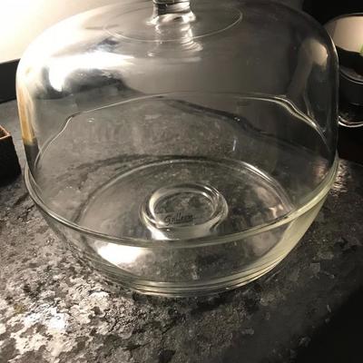 Glass Dome  Cake  or Cookie 