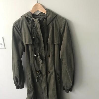 Green coat jacket 