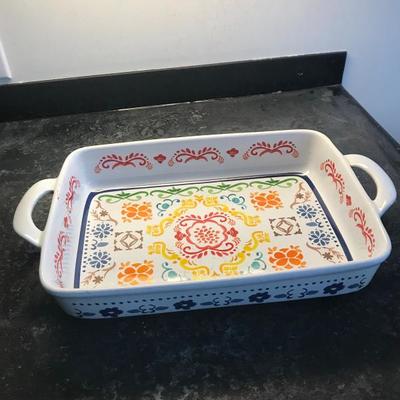 Kitchen Ceramic Rectangular Oven Dish 