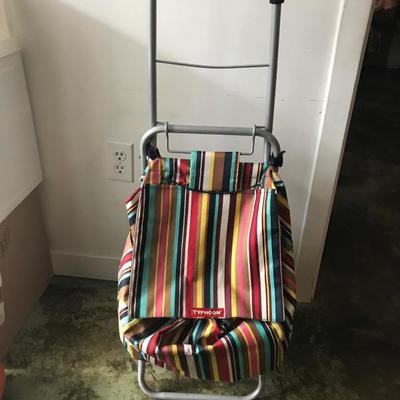 Striped Shopping Cart