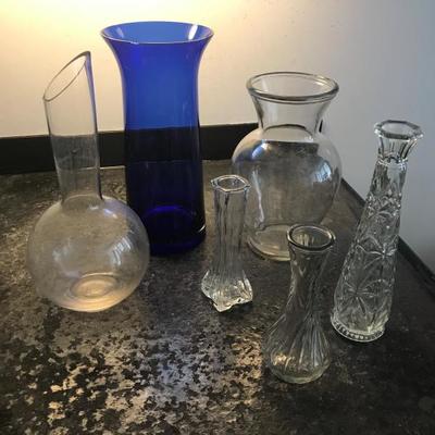 A Set Of 6 Different Vases  