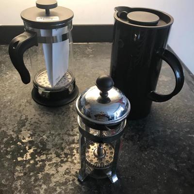 A sert Of 2 French Coffee Press  And A Coffee,Tea Thermos
