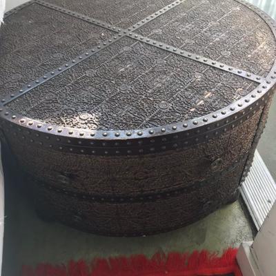 Set of 2 Round side tables & 1 Round coffee table 