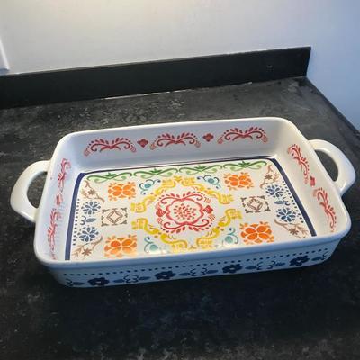 Kitchen Ceramic Rectangular Oven Dish 