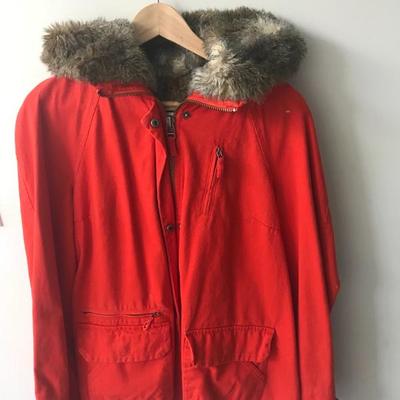 Red coat jacket 