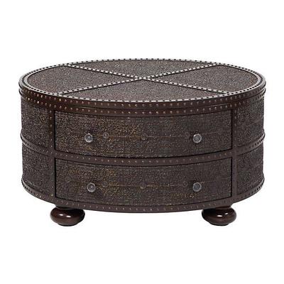 Set of 2 Round side tables & 1 Round coffee table 