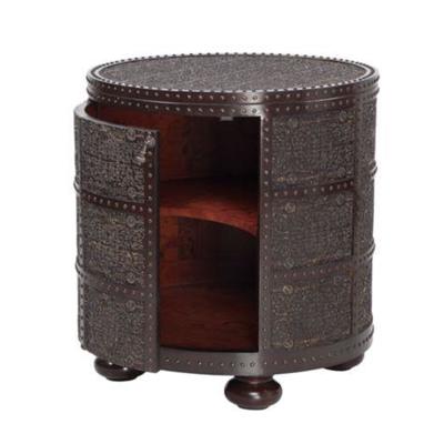 Set of 2 Round side tables & 1 Round coffee table 