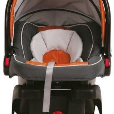Graco Snug Ride Click Connect Infant Car Seat Tangerine Color 