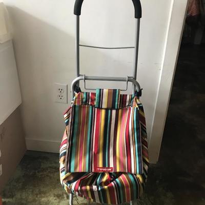 Striped Shopping Cart