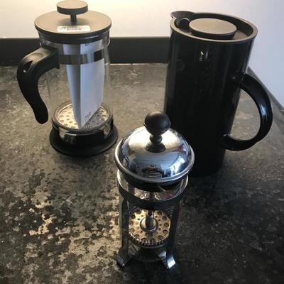 A sert Of 2 French Coffee Press  And A Coffee,Tea Thermos