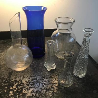 A Set Of 6 Different Vases  