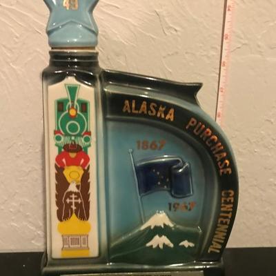 Jim Bean Bottle-Alaska Purchase Centennial