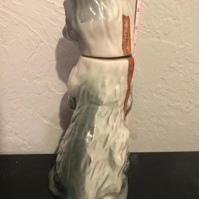 Jim Bean Bottle-Cat Grey and White