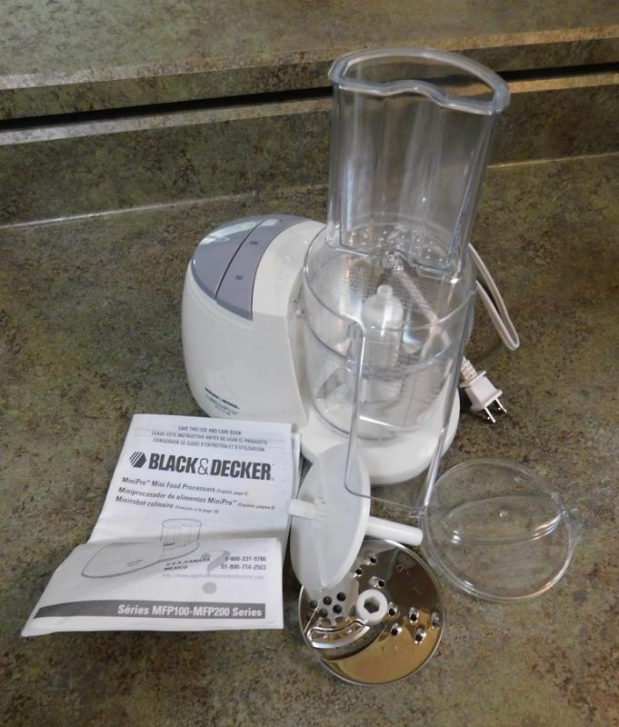 Black and Decker Mini Pro Food Processor