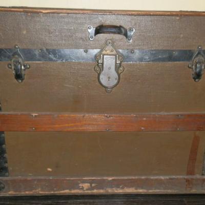 Antique Wooden Chest - Lot 125