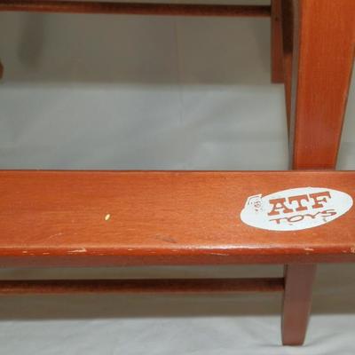 Vintage ATF Toys Wooden Doll Highchair - Lot 29
