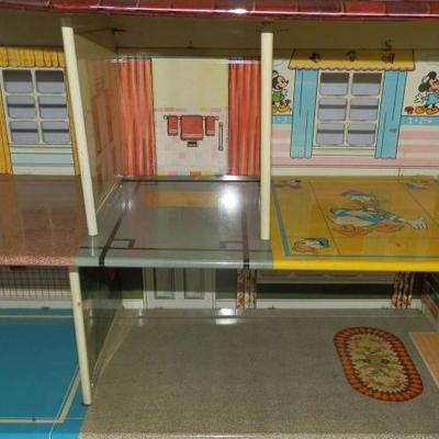 Vintage Marx Disney Edition Tin Doll House - Lot 80