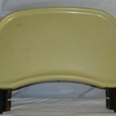 Retro Yellow and Black Metal High Chair - Lot 65