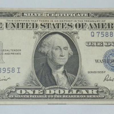 Lot of 2 One Dollar Silver Certificates - Lot 84