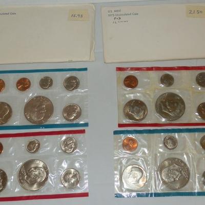 Lot of 10 United States Mint Uncirculated Coin Sets - Lot 85